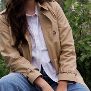 White Striped Oxford Cloth Shirt